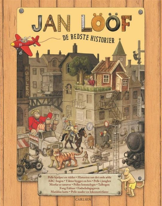 Jan Lööf, De bedste historien, Historien om det røde æble, Pelles lommelygte, Viktor bygger en bro, børnebog, børnebøger, børnebogsklassiker, børnebogsklassikere,