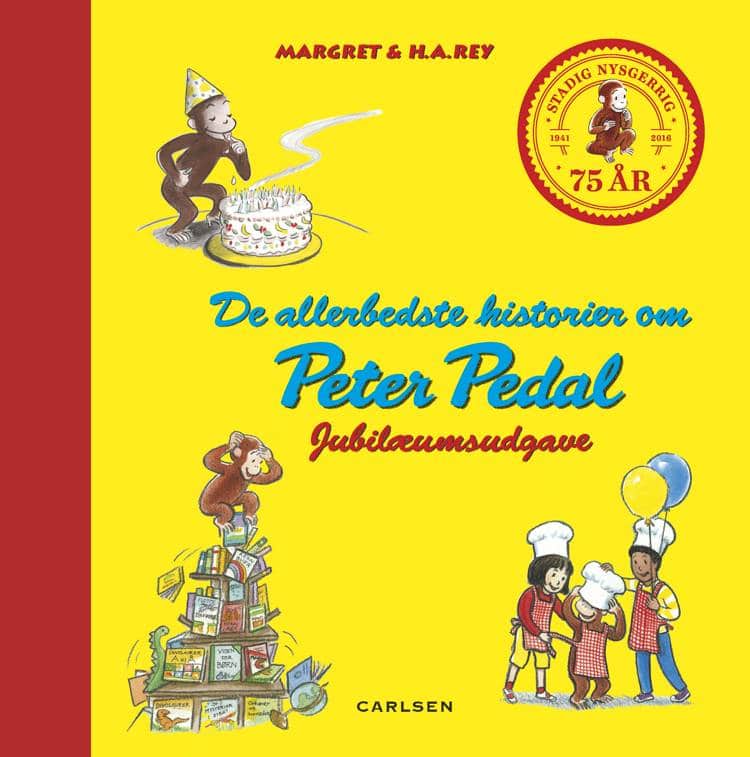 Peter Pedal, De allerbedste historier om Peter Pedal, H.A. Rey, Margret Rey, Manden med den gule hat, børnebog, børnebøger