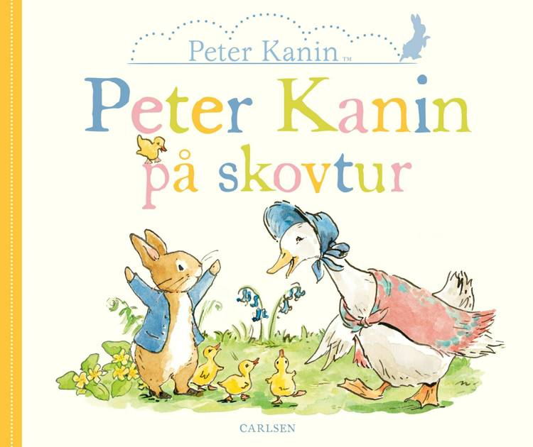 Peter Kanin på skovtur, Peter Kanin, Beatrix Potter, børnebog, papbog, papbøger, børnebøger