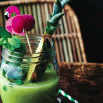 Grøn juice med mynte og ananas af Louisa Lorang