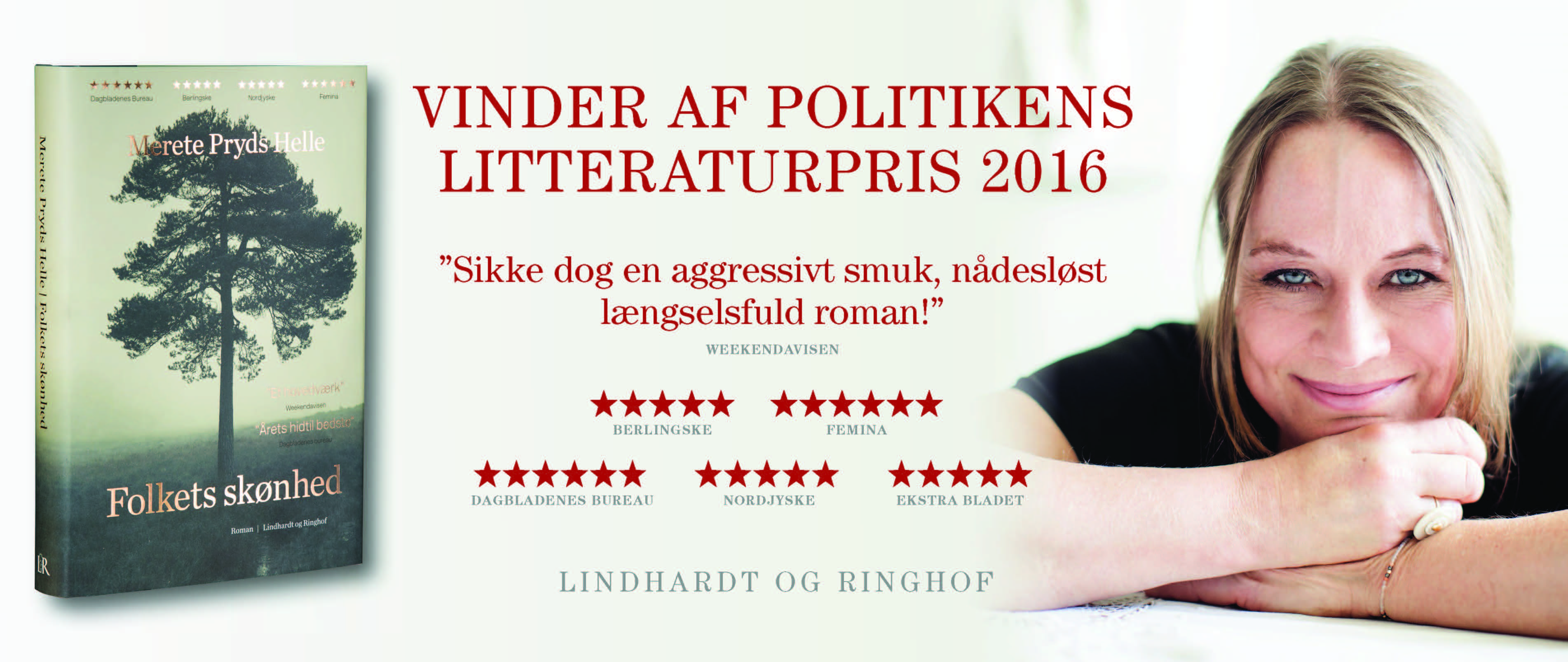 Merete Pryds Helle vinder af Politikens Litteraturpris 2016