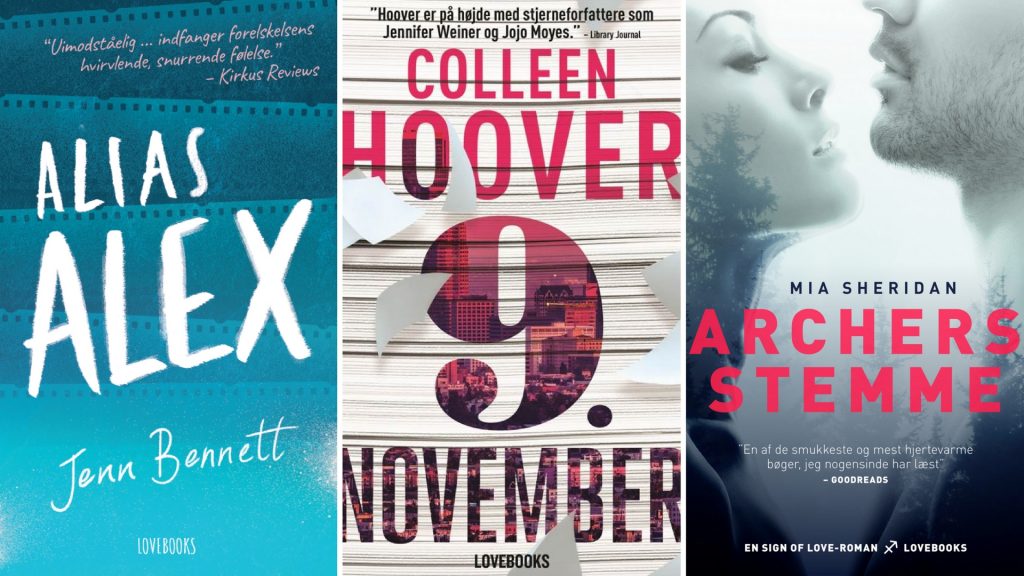 LOVEBOOKS kærlighedsromaner 2017 Colleen Hoover 9. november