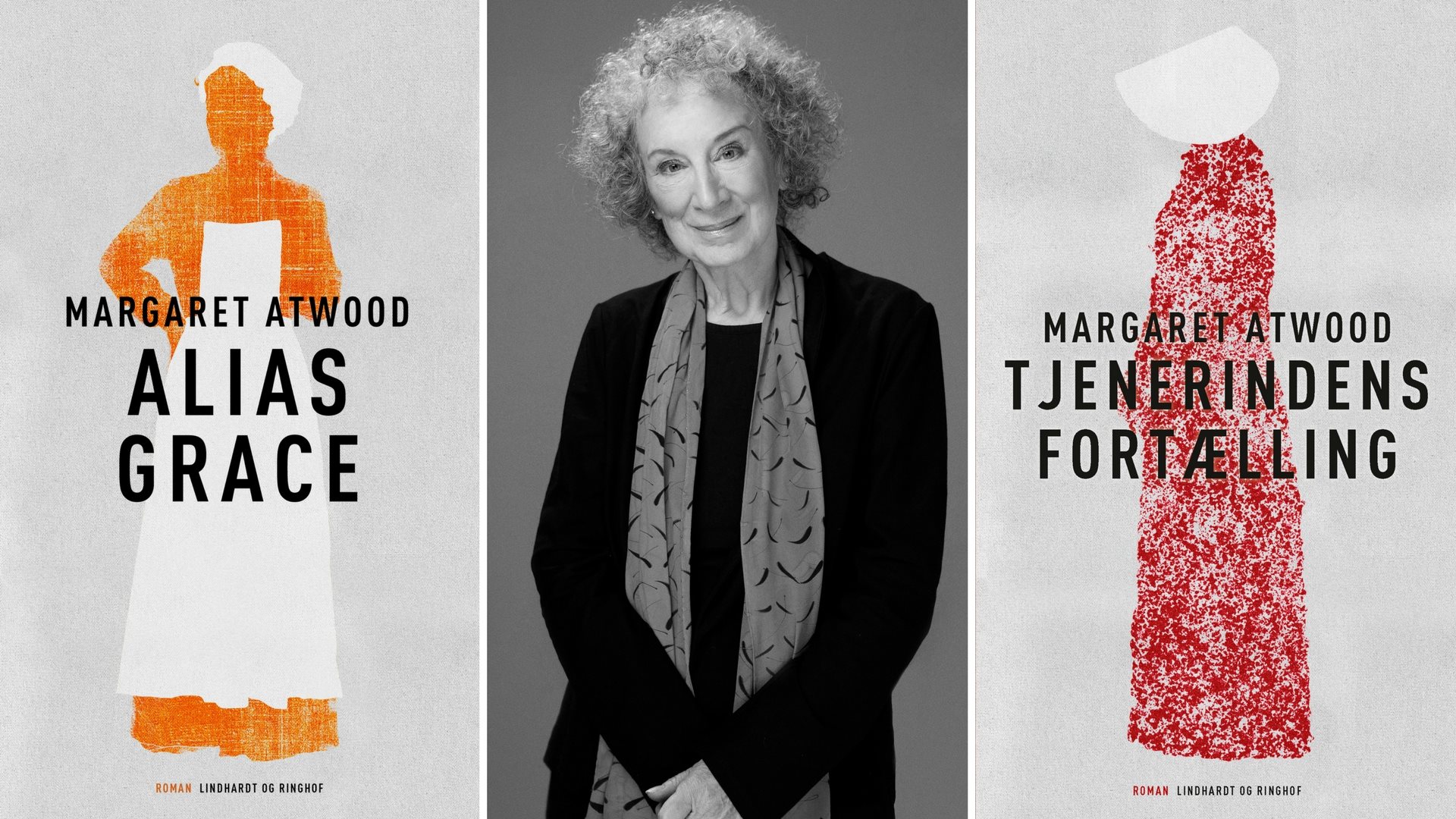Margaret Atwood hitter på skærm og papir