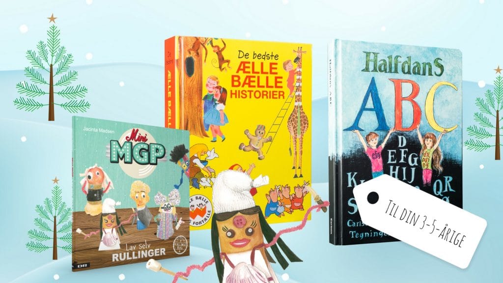 Carlsens julegaveguide: Geniale bøger til din 3-5-årige