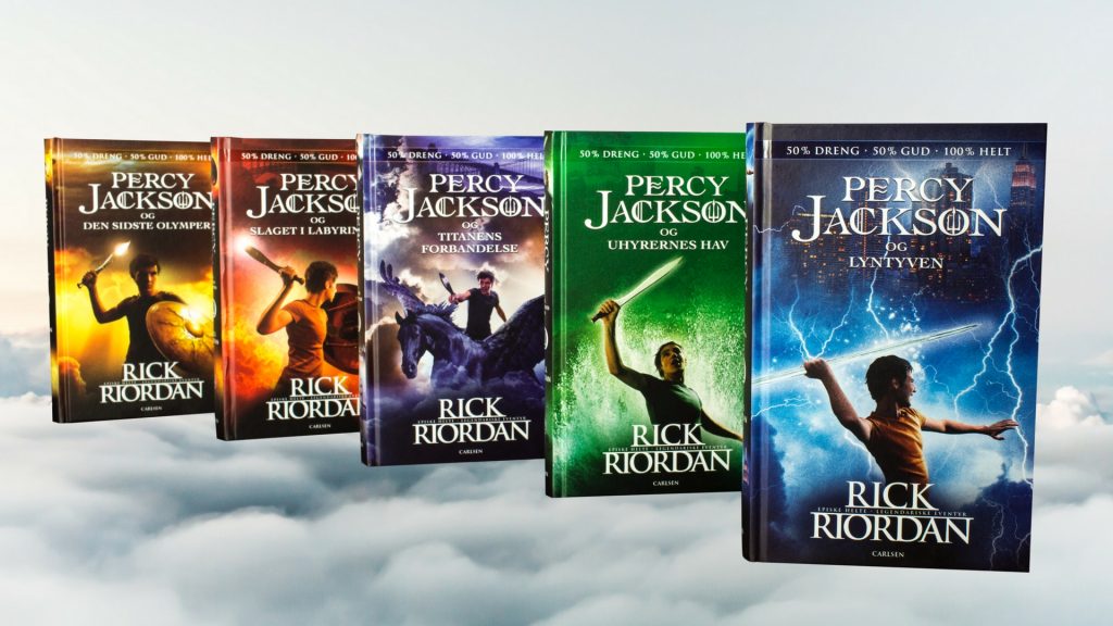 Percy Jackson, Rick riordan, fantasy, fantasy bøger, mytologi