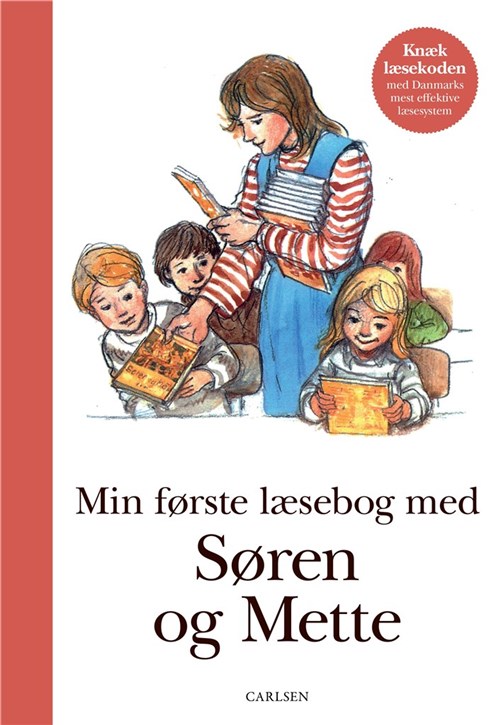 Min første læsebog med Søren og Mette, Søren og Mette, første skoledag, skolestart, abc, læsestart 