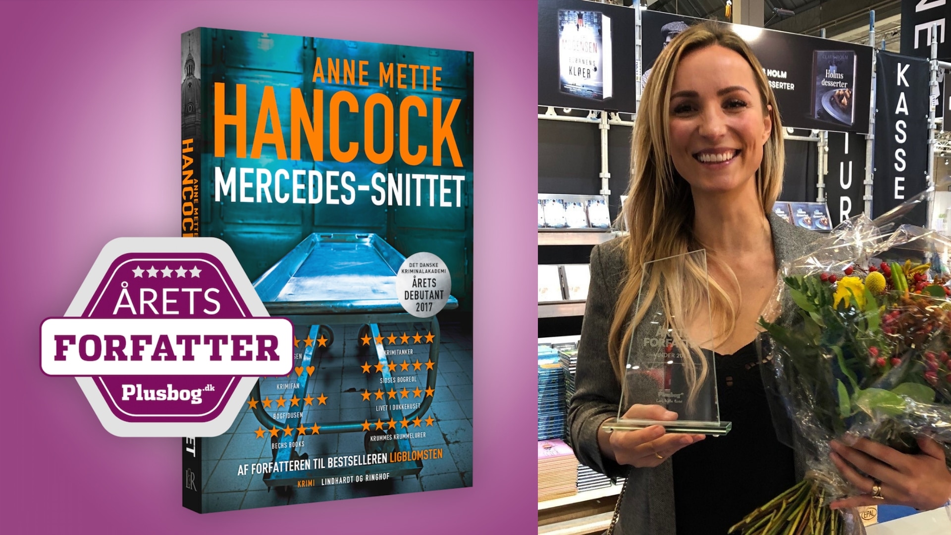 Anne Mette Hancock er Årets forfatter hos Plusbog