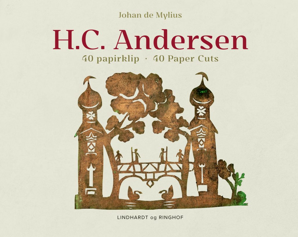 H.C. Andersen, papirklip, Johan de Mylius, billedkunst, HC Andersen