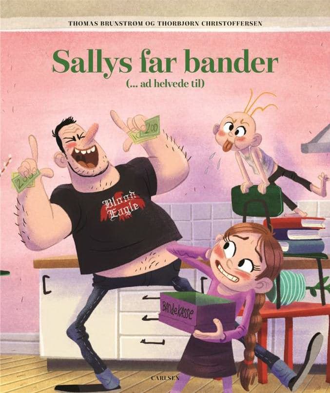 Sallys far, Sallys far bander, børnebog, børnebøger, Thomas Brunstrøm, Thorbjørn Christoffersen