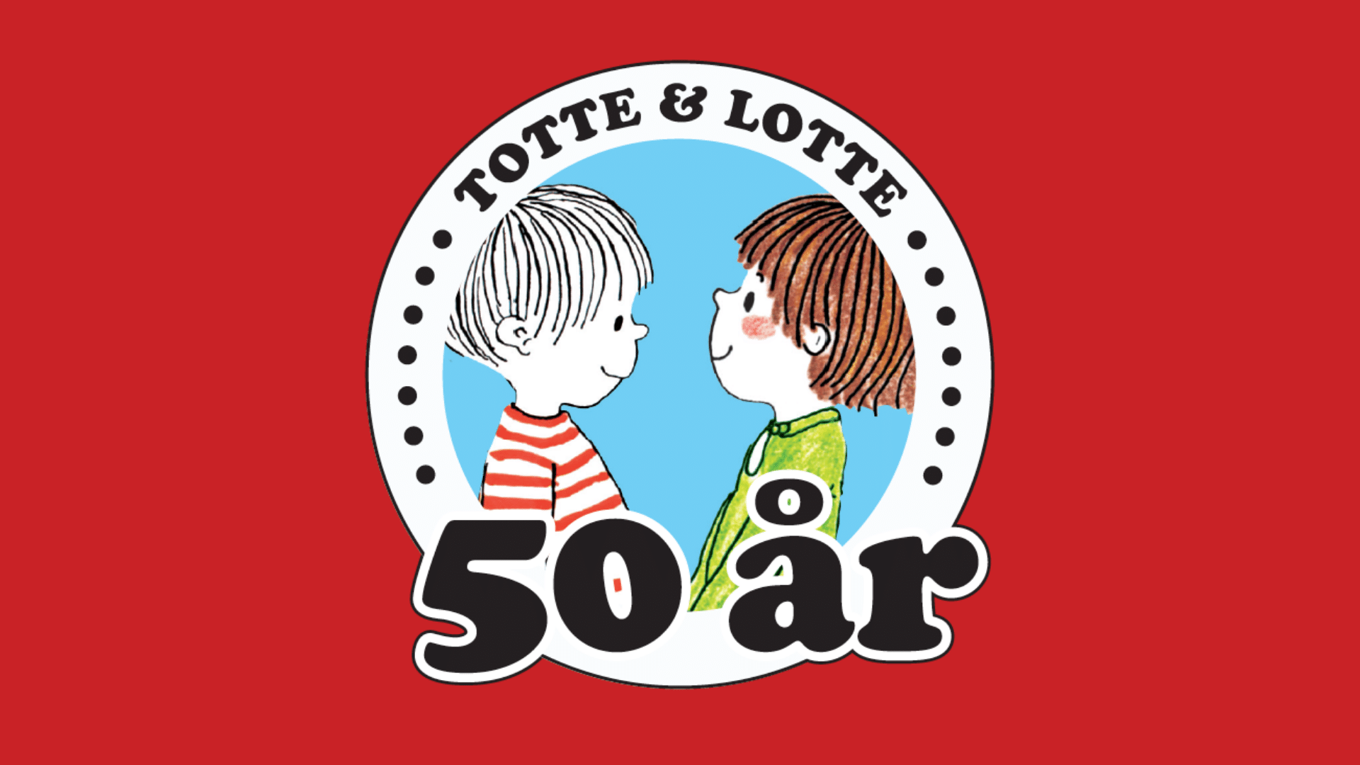 Totte og Lotte, totte, lotte. gunilla holde, 50 år, børnebøger, billedbøger, billedbog, totte går ud