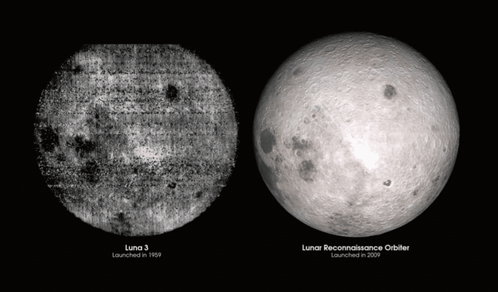 Fra Anja C. Andersens "En lille bog om Månen". Credit: NASA