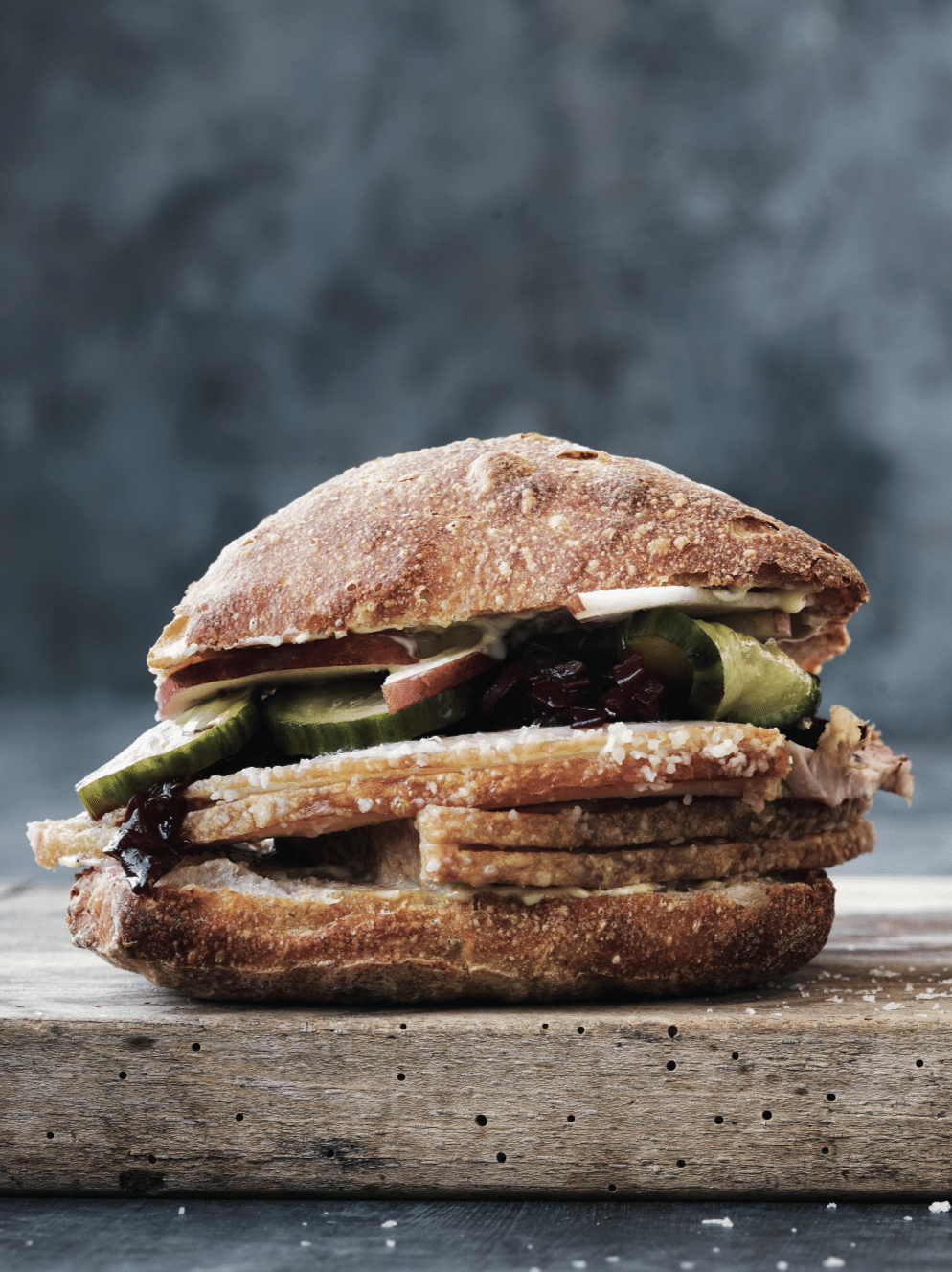 Meyers flæskestegs-sandwich