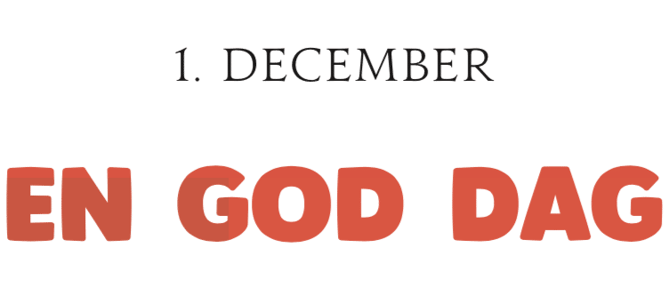 1. december i Julestjerner bogen bag Årets julekalender fra DR