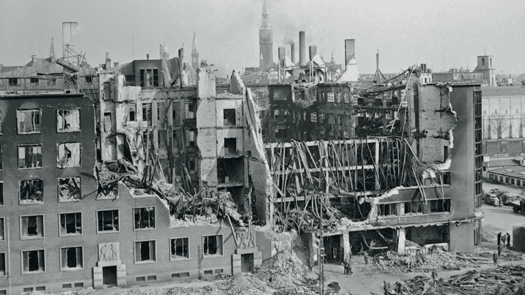 Anden Verdenskrig, Bombemål Shellhuset, Shellhuset
