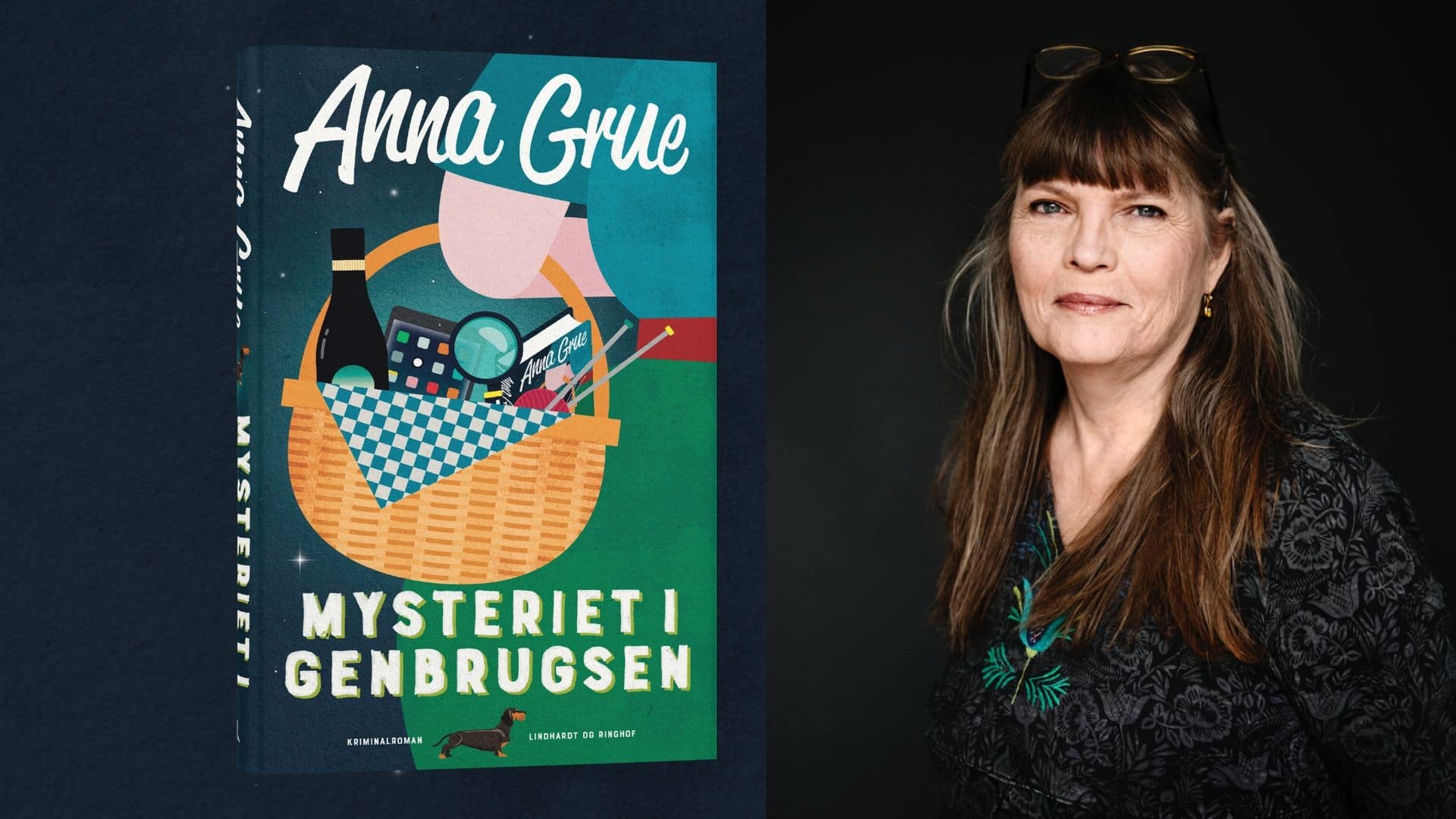 Smuglæs i Anna Grues helt nye krimi Mysteriet i Genbrugsen BOG.DK billede