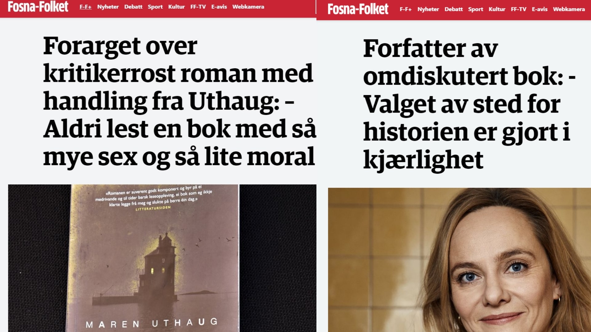 Maren Uthaug i norsk presse