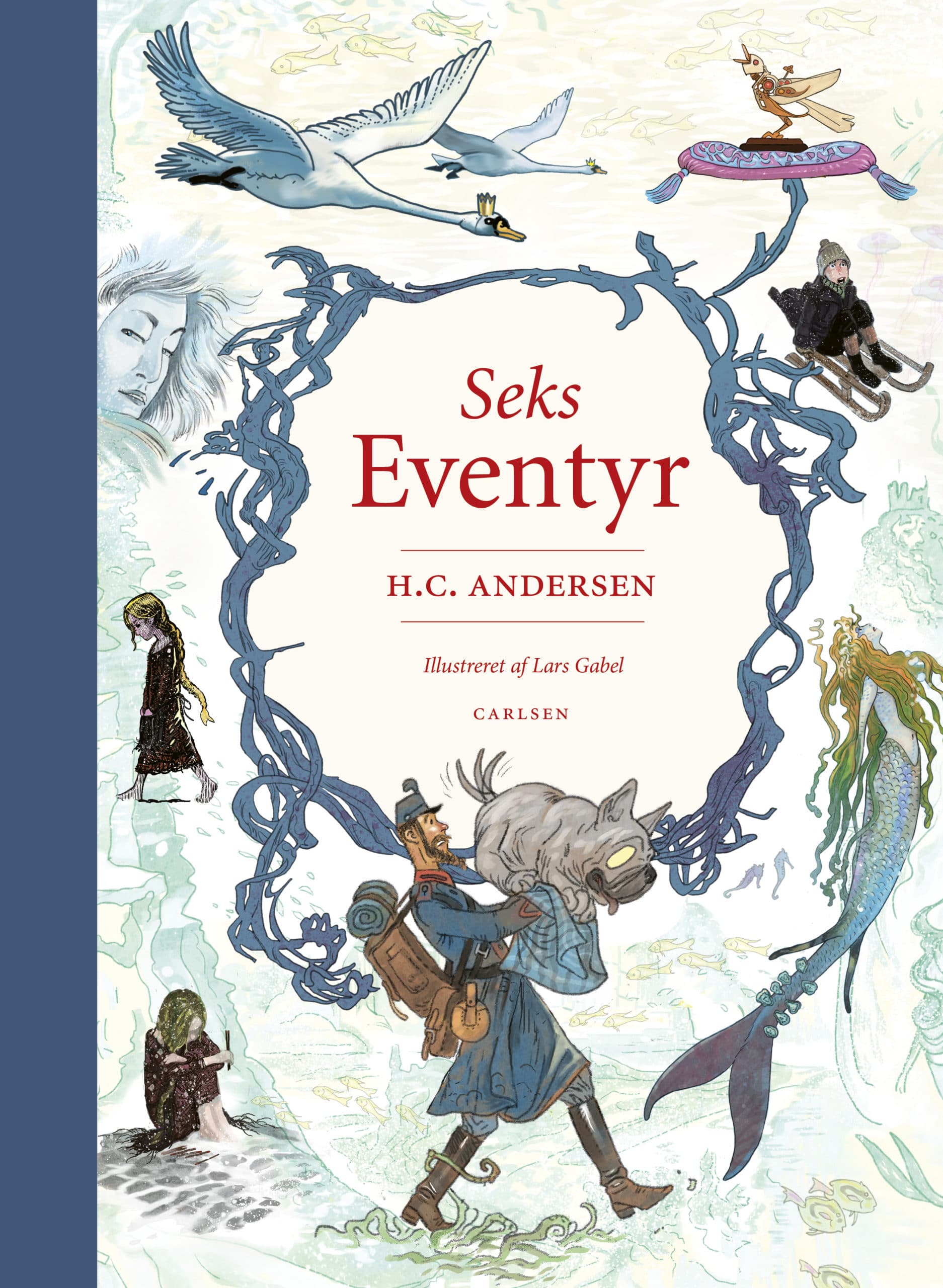 Seks eventyr, H.C. Andersen, populære bøger til små børn, Hans Christian Andersen