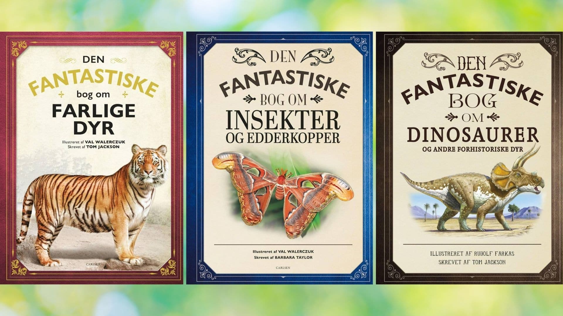 Den fantastiske bog om farlige dyr, den fantastiske bog, den fantastiske bog om insekter og edderkopper
