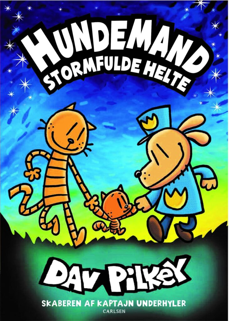 Rækkefølge over Hundemand bøgerne af Dav Pilkey
