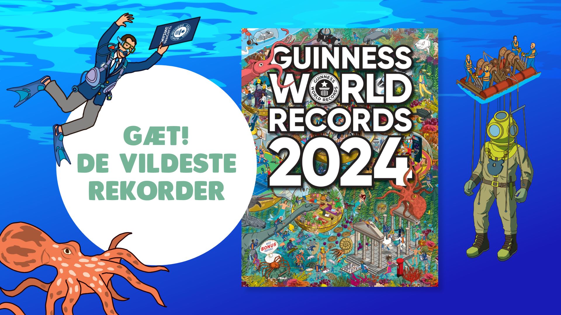Quiz! Kan du gætte de vilde rekorder fra Guinness World Records 2024?