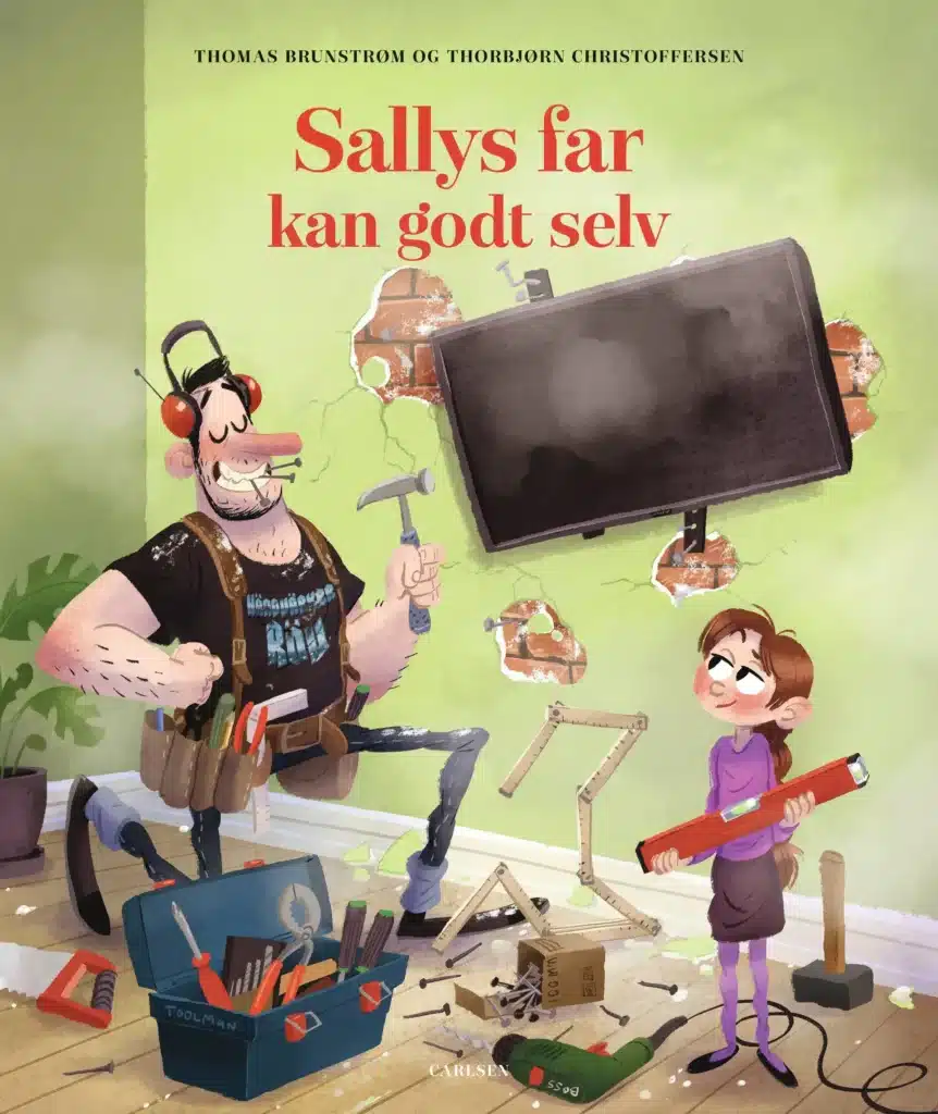 Danske familier er pjattede med bøgerne om Sallys far