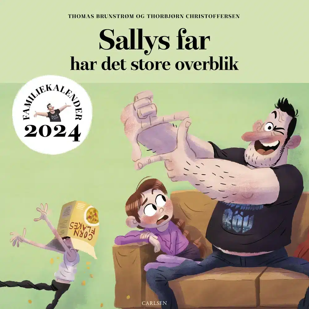Danske familier er pjattede med bøgerne om Sallys far