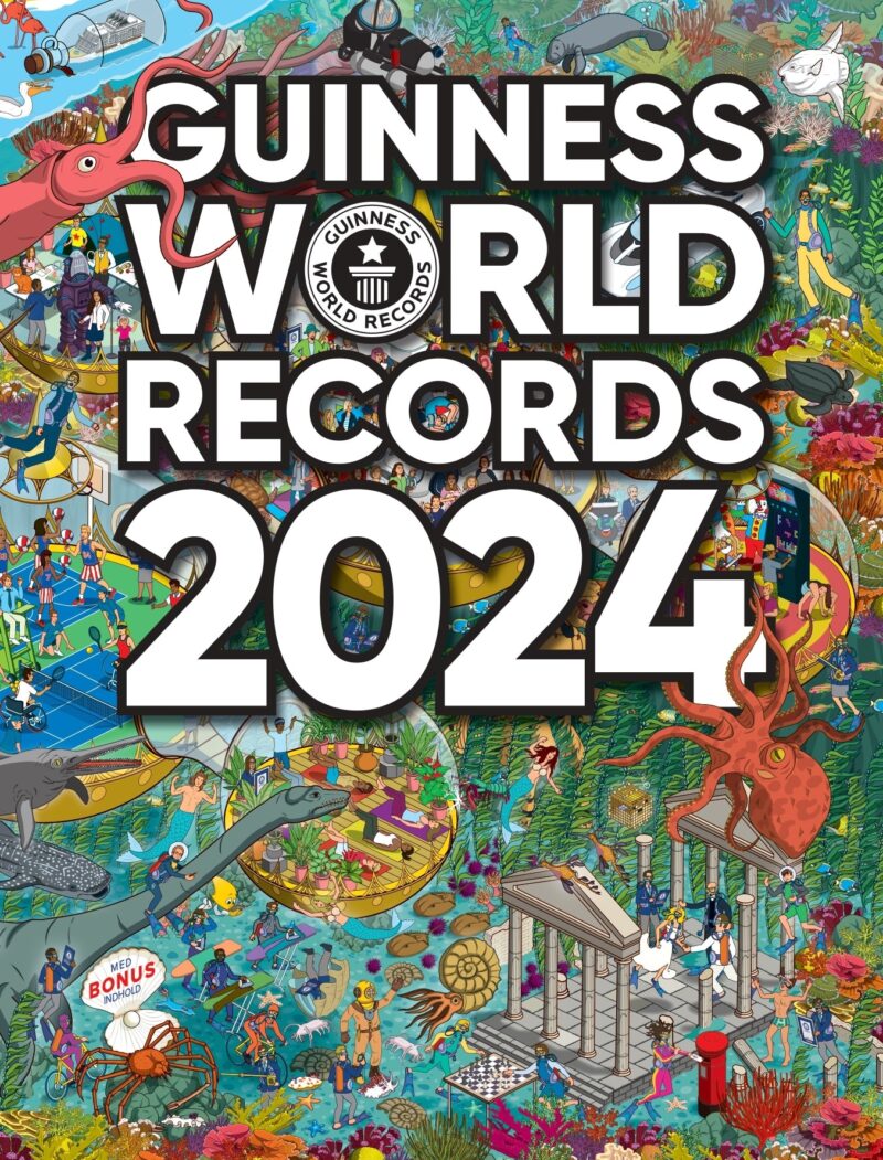 Quiz G T Rekorderne Fra Guinness World Records 2024   356176 DANISH GWR 2024 Front Cover Page 0001 800x1051 