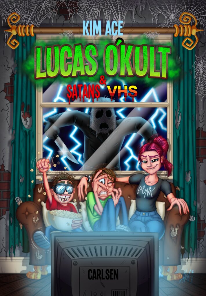 Kim Ace er tilbage med en hylende morsom gyser-serie for børn: Lucas O'Kult
