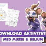 Mal og leg med Musse og Helium! Download aktivitetsark her