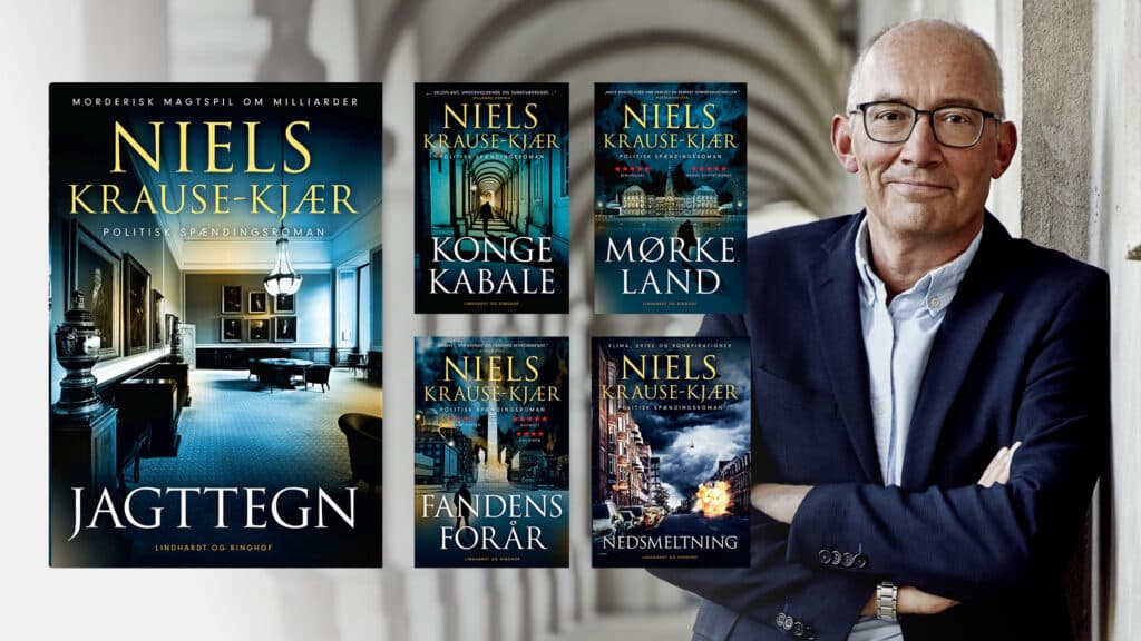 Niels Krause-Kjærs spændingsserie om Christiansborg udvides med femte selvstændige bog i serien: Jagttegn