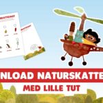 Naturskattejagt med Lille Tut – Download aktivitetsark her