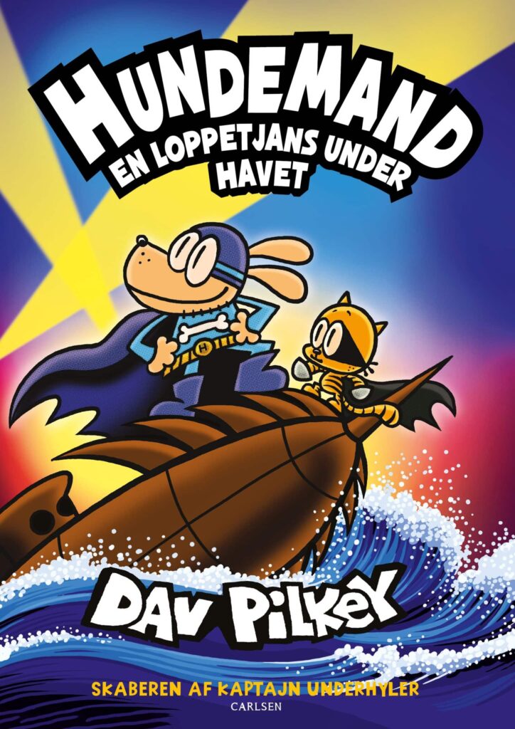 Rækkefølge over Hundemand bøgerne af Dav Pilkey