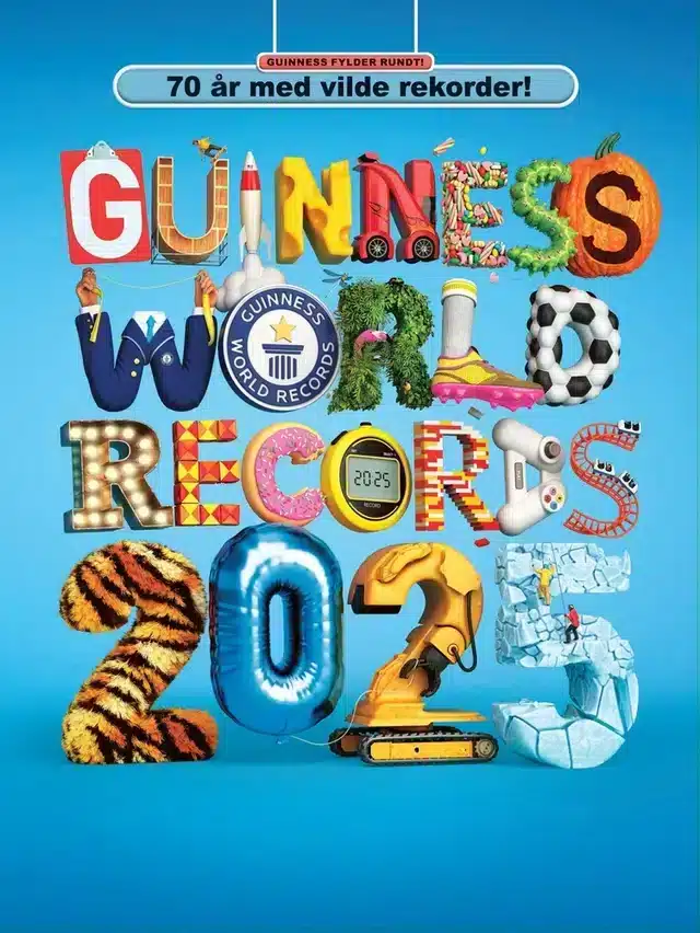 Sådan får du en rekord med i Guinness World Records-bogen