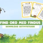 Find skjulte ord med Peddersen og Findus. Download aktivitetsark her